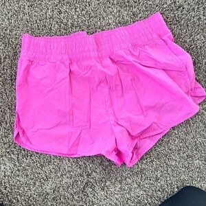 Stylish PINK Pink Women's Athletic Shorts